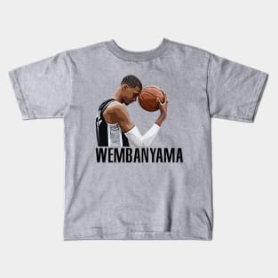 Wembanyama no1 pick Kids T-Shirt